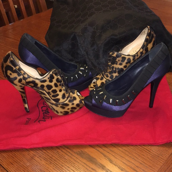 Christian louboutin booties & Tory Burch heels - Picture 8 of 8